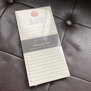New Rae Dunn notepad set
